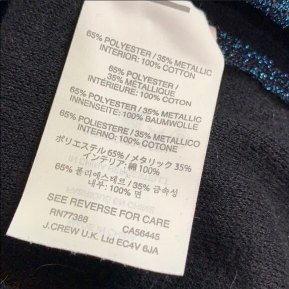 J. Crew Collection sweater sparkle glitter - Picture 5 of 5
